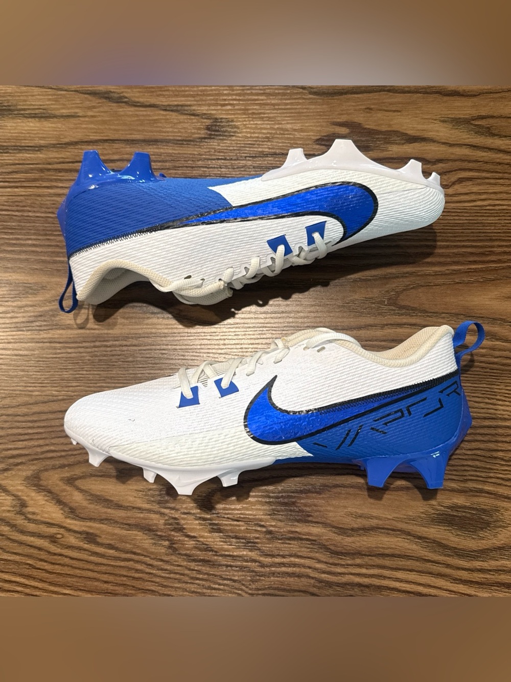 Size 12 Nike Vapor Edge Speed 360 2 Football Cleats White Hyper Royal FQ4045-105